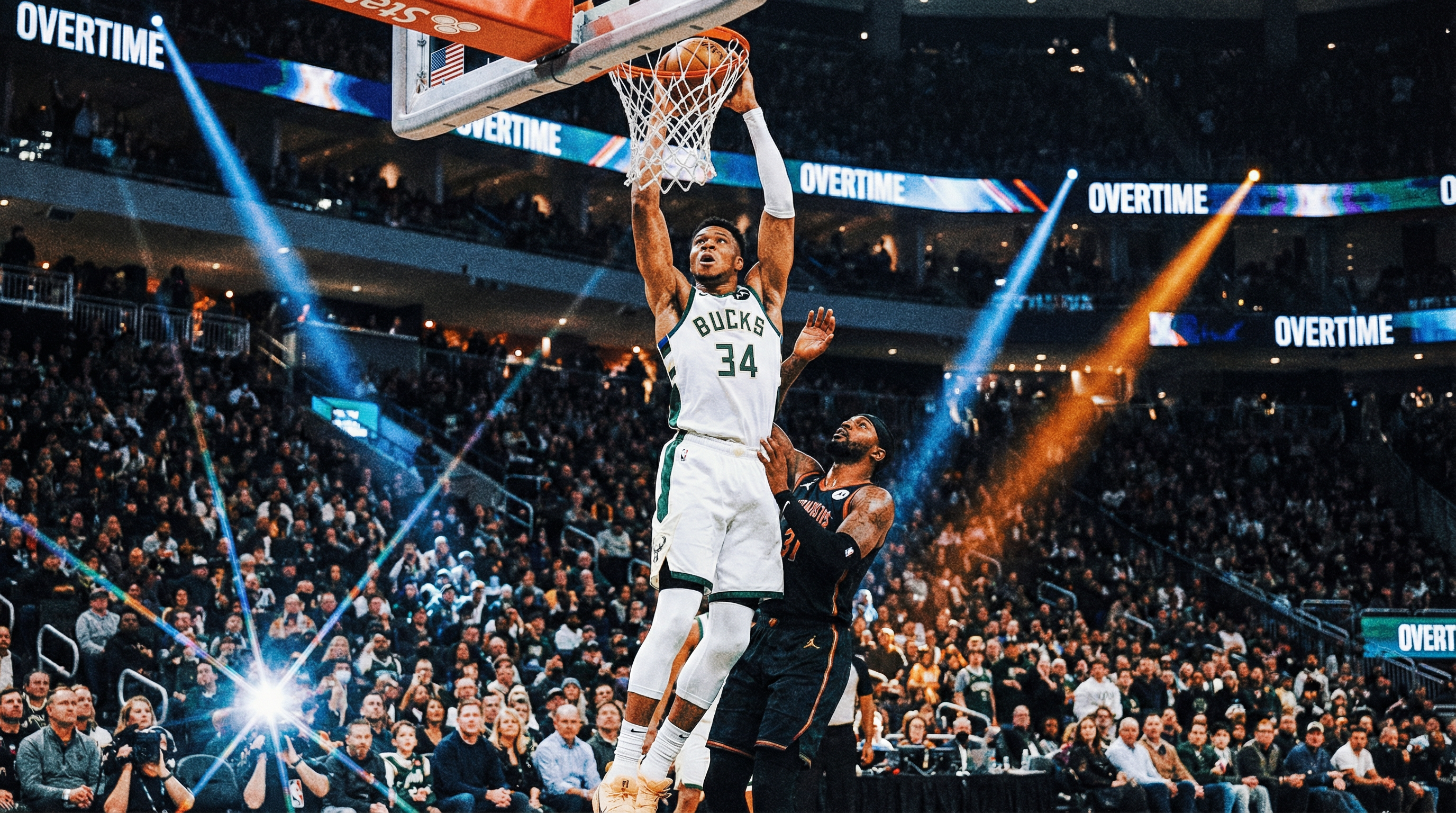 体育博彩NBA篮球比赛扣篮精彩画面